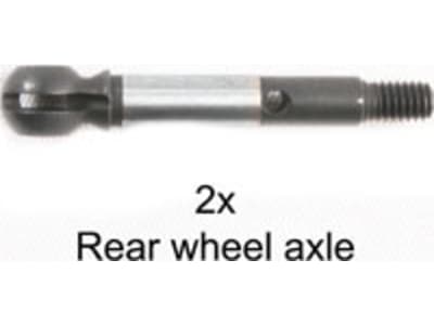 TAM9808222 Rear Wheels Axles  2  - TRF511 Chassis Kit