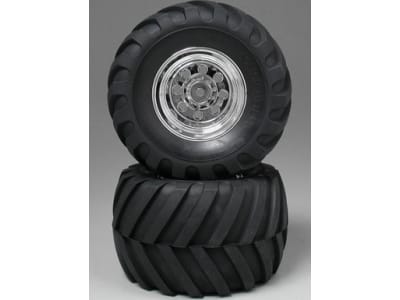 TAM9805619 Rear Tires / Wheels WR-02 Wild Willy 2  2 