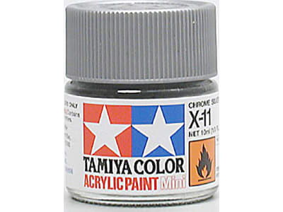 TAM81511 Acrylic Mini X11 Chrome Silver