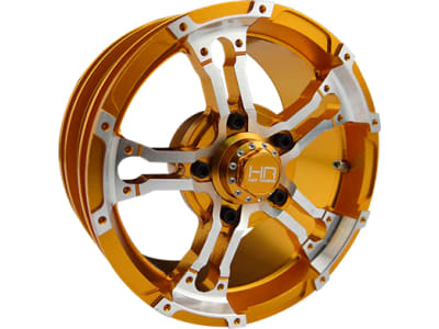 TCC19W04 1.9 Inch Aluminum Truck Wheels 26mm Gold 12mm Hex