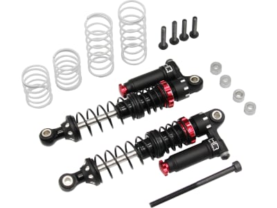 TD80RV02 80mm Aluminum Piggyback Shocks Adjustable