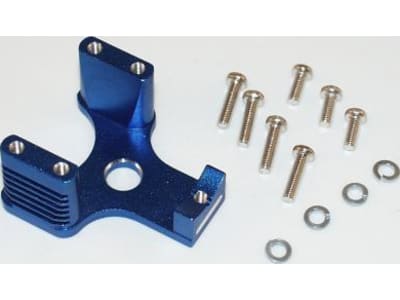 TEC080 Tamiya Tnx Terra Crusher Blue Aluminum Engine Mount Heat Sink