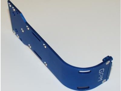 TEC1331R Tamiya Terra Crusher Blue Aluminum Rear Skid Plate