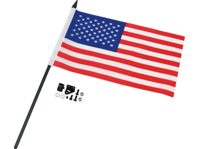 TEF330FM 1 / 10 Old Glory Flag with Solid Aluminum Mount