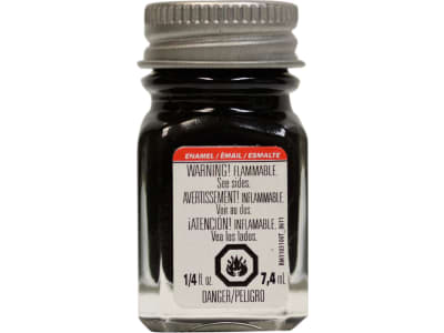 TES1149TT Enamel 1 / 4 oz Flat Black