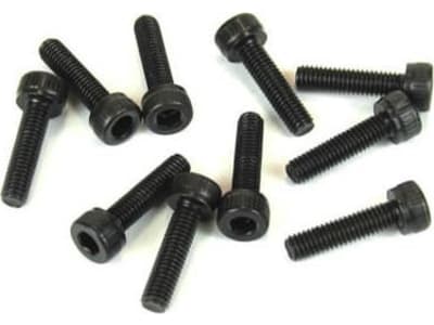 TKR1524 Cap Head Screw M3x12mm Black  10 