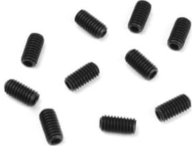 TKR1611 M4x8mm Set Screws  black 10 pieces 