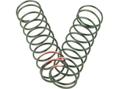 TKR6034B Shock Spring Set  rear 1.5 x 9.5T 3.83lb / in 83mm red 