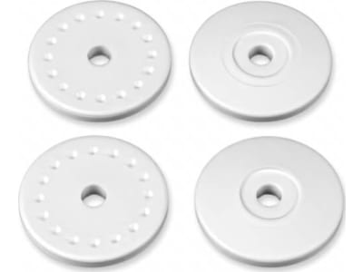 TKR6130 Shock Piston Blanks flat / taper 15.8mm precision molded 16 dimple