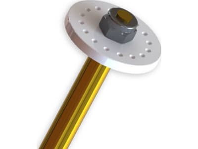 TKR6160 Shock Piston Blanks  CNC flat / tapered 16 dimples 