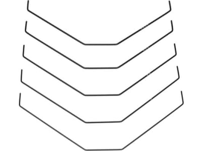 TKR6611 Sway Bar Set  rear bars only 1.0 1.1 1.2 1.3 1.4mm EB410