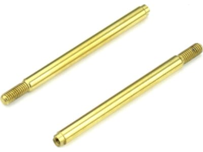 TKR6704T Shock Shafts  rear steel TiNi coated EB410 2 pieces 