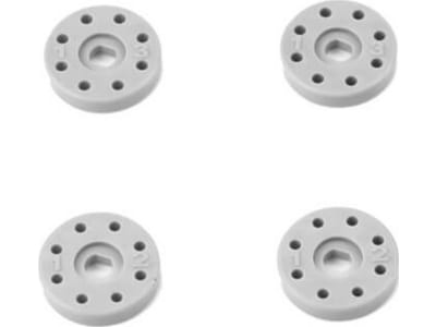 TKR6705B Shock Piston Set 8x1.2 8x1.3 flat / flat 13mm 4 pieces
