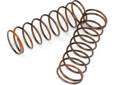 TKR7246 Shock Spring Set Rr 1.3x9.375 3.01lb / in 63mm Orng