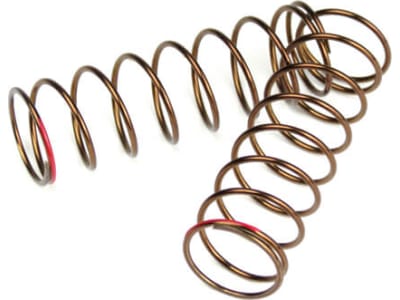 TKR7247 Shock Spring Set Rr 1.3x8.875 3.22lb / in 63mm Red