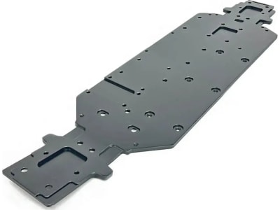 TKR9502 Chassis 4mm Black Ano Mt410 2.0