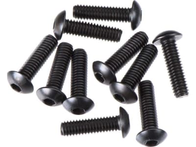 TKR1445 M4x14mm Button Head Screws Black  10 