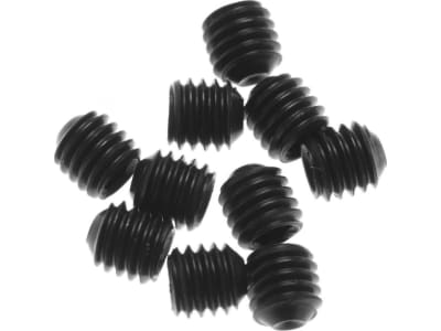 TKR1609 M3x3mm Set Screws- Black 10pcs