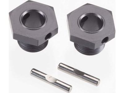 TKR5071 Wheels Hubs Aluminum Black Ano w / Pins EB48  2 