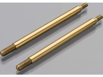TKR6004T Shock Shafts w / TiNi Coating Front Steel EB48  2 