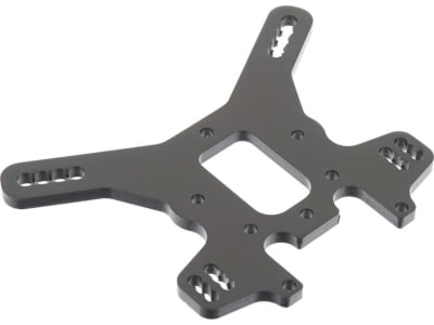 TKR5584 Shock Tower Rear 7075 Black Ano Sct.3 / Sl