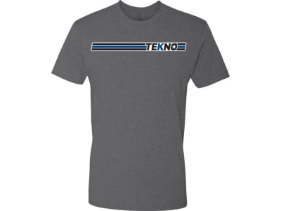 TKRTS09L Large Tekno RC T-Shirt  Classic T Logo Heavy Metal Heather 