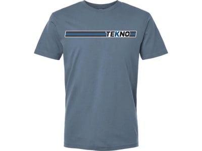TKRTS10L Large Tekno RC T-Shirt  Classic T Logo slate blue heather 