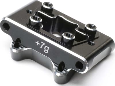 TLR-1066 Front Pivot Block Aluminum Black: 22S Sprint