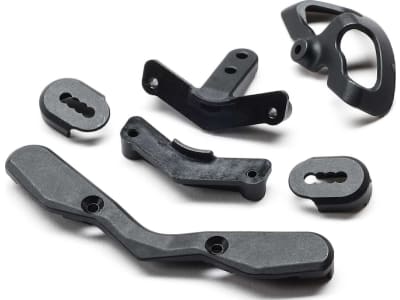 TLR-1104 Shock Tower Guards Up Wing Mount Spur Shield: 22X