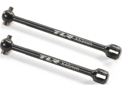 TLR-1277 CVA Driveshaft Bones 46mm 53mm: 22X-4 2.0