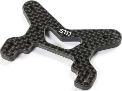 TLR-1284 Carbon Front Shock Tower STD: 22X-4 2.0