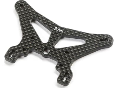 TLR-1285 Carbon Rear Shock Tower -2mm: 22X-4 2.0