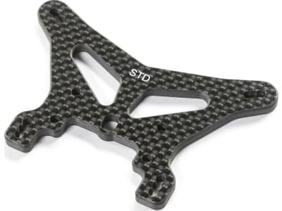 TLR-1301 Carbon Rear Shock Tower STD: 22X-4 2.0