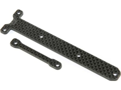 TLR231088 Carbon Chassis Brace Support Set: 22X-4
