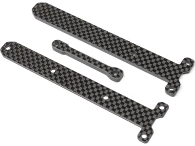 TLR231104 Carbon Chassis Brace Supports 1.5 and 3.5mm: 22X-4