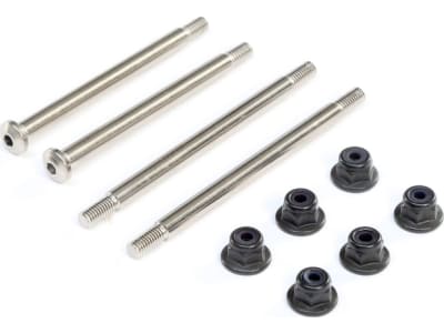 TLR244044 Outer Hinge Pins 3.5mm Electro Nickel 2 : 8X