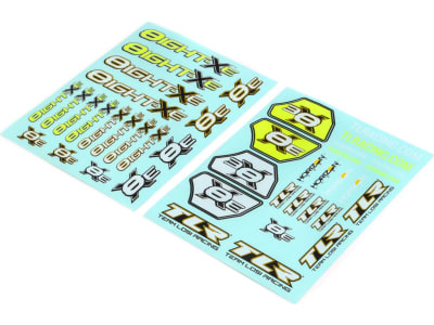 TLR249005 Logo Sheet: 8XE