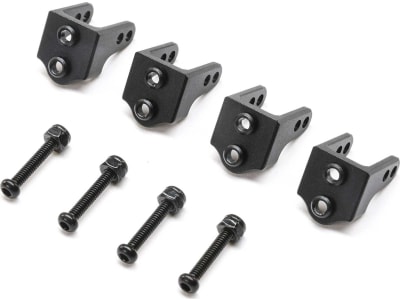 TLR314010 Upper Shock Mount Aluminum Black 4 : Mini LMT