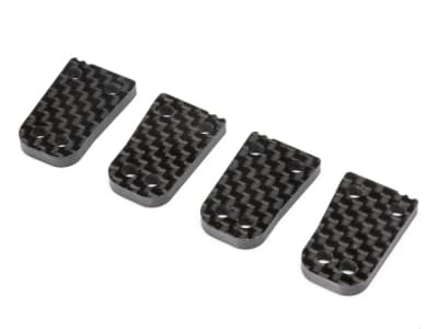 TLR344057 Rear Hub C Plate Carbon: 8X 8XE 2.0