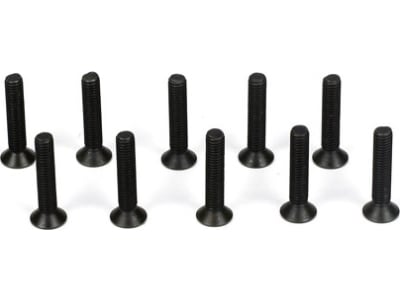 TLR5964 M3x16mm FHCS Flat Head Cap Screws  10 