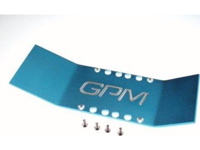 TMX1014X T-Maxx Blue Aluminum Extended Center Skid Plate
