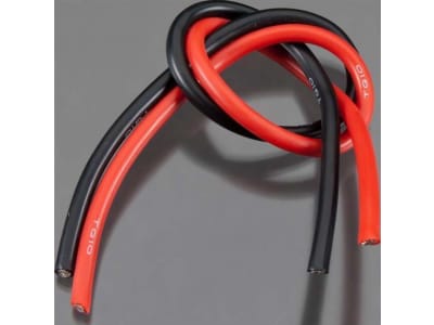 TQW1102 10 Gauge Wire 1' Power Wire Kit Black / Red