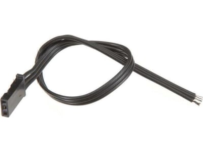 TQW2218 180mm Servo Extension Triple Black JR / Tinned