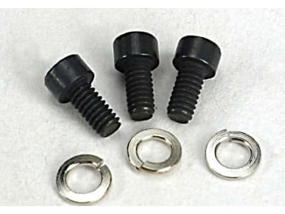 TRA4849 M2x4mm SHCS Socket Head Cap Screws w /  Lockwashers  3 