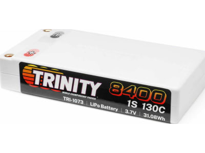 TRI-1073 8400mah 1S 3.7V 130C Shorty 5mm Bullets