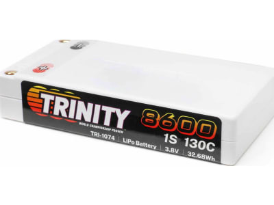 TRI-1074 8600mah 1S 3.8V 130C Shorty 5mm Bullets
