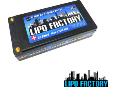 TRILF4023 2S 7.4v 4300mah 60C Shorty Pack with 5mm Bullets