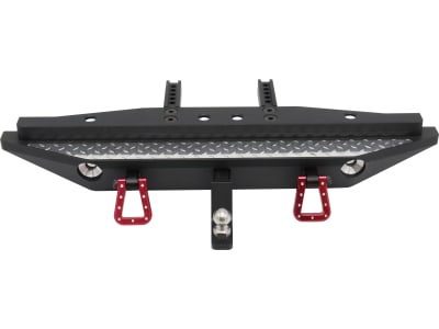 TRXF03ERP01 Aluminum Diamond Rear Bumper  2  - TRX-4