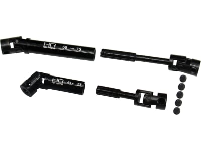TRXM3701 Metal Center universal Driveshaft TRX4-M 43-53mm and 56-75mm