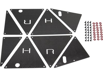 TUDR14G Carbon Fiber Tube Chassis Side Innter Panels TRA UDR